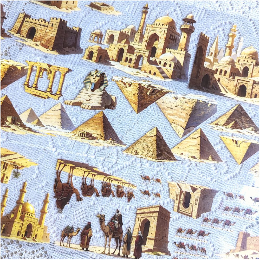 Pyramid Desert and Market PET Tape 9cm x 1m 13 variants image 3