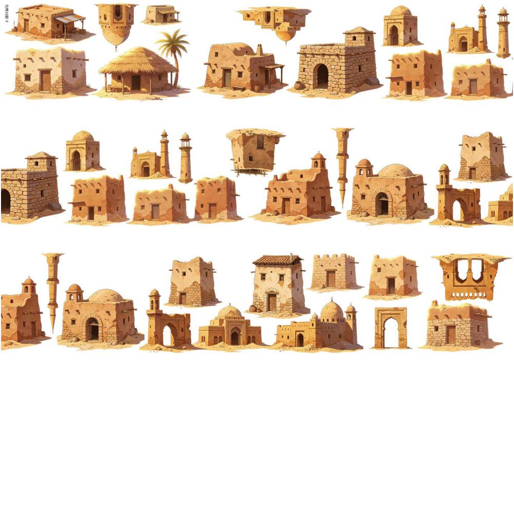 Pyramid Desert and Market PET Tape 9cm x 1m 13 variants