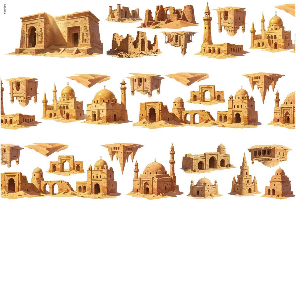 Pyramid Desert and Market PET Tape 9cm x 1m 13 variants
