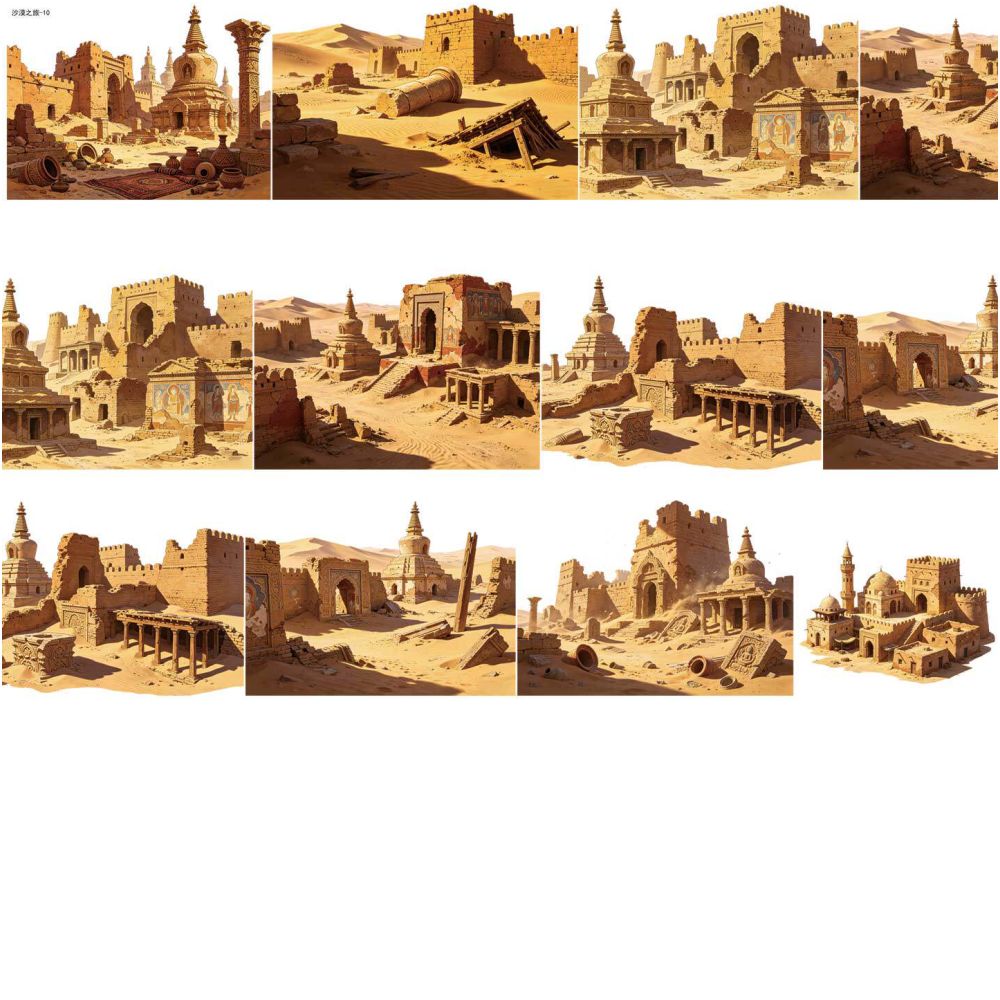 Pyramid Desert and Market PET Tape 9cm x 1m 13 variants