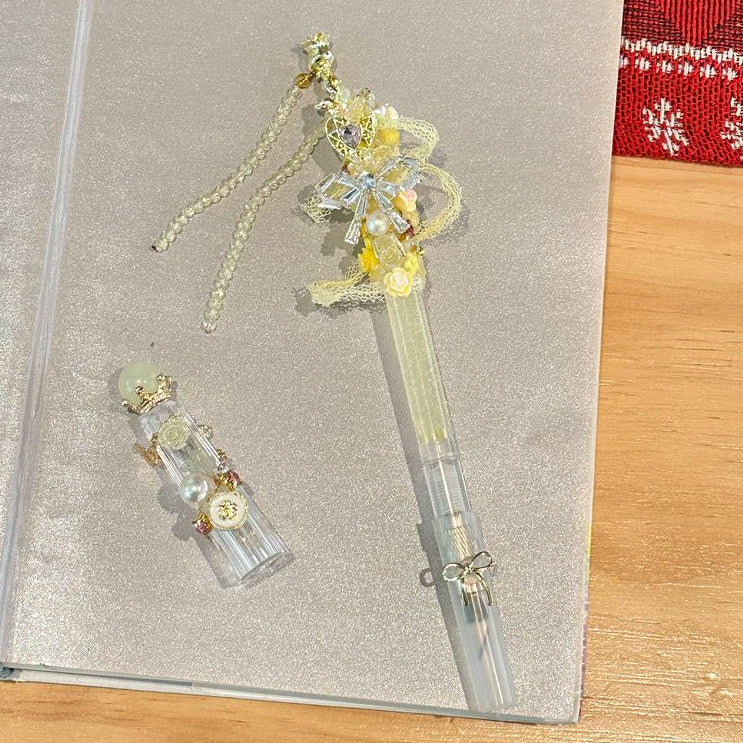 Yellow Rose Handmade Pen Knife image 0