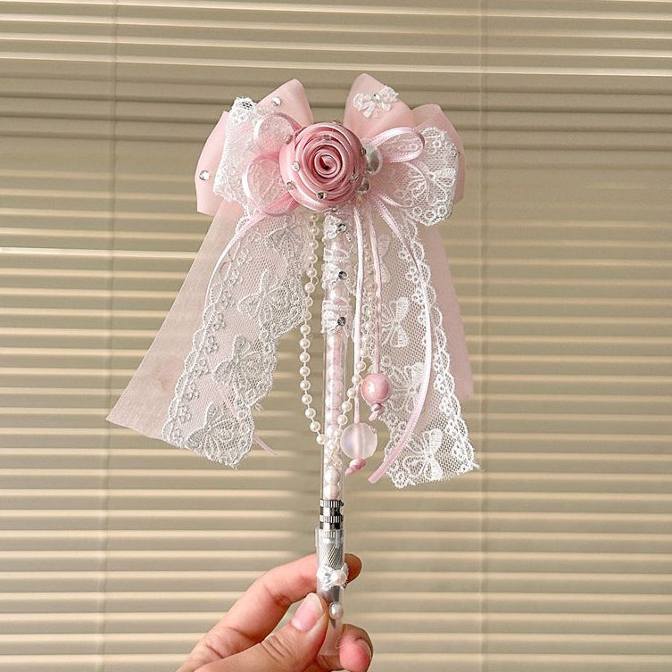 3D Rose Bow Pen Knife image 0