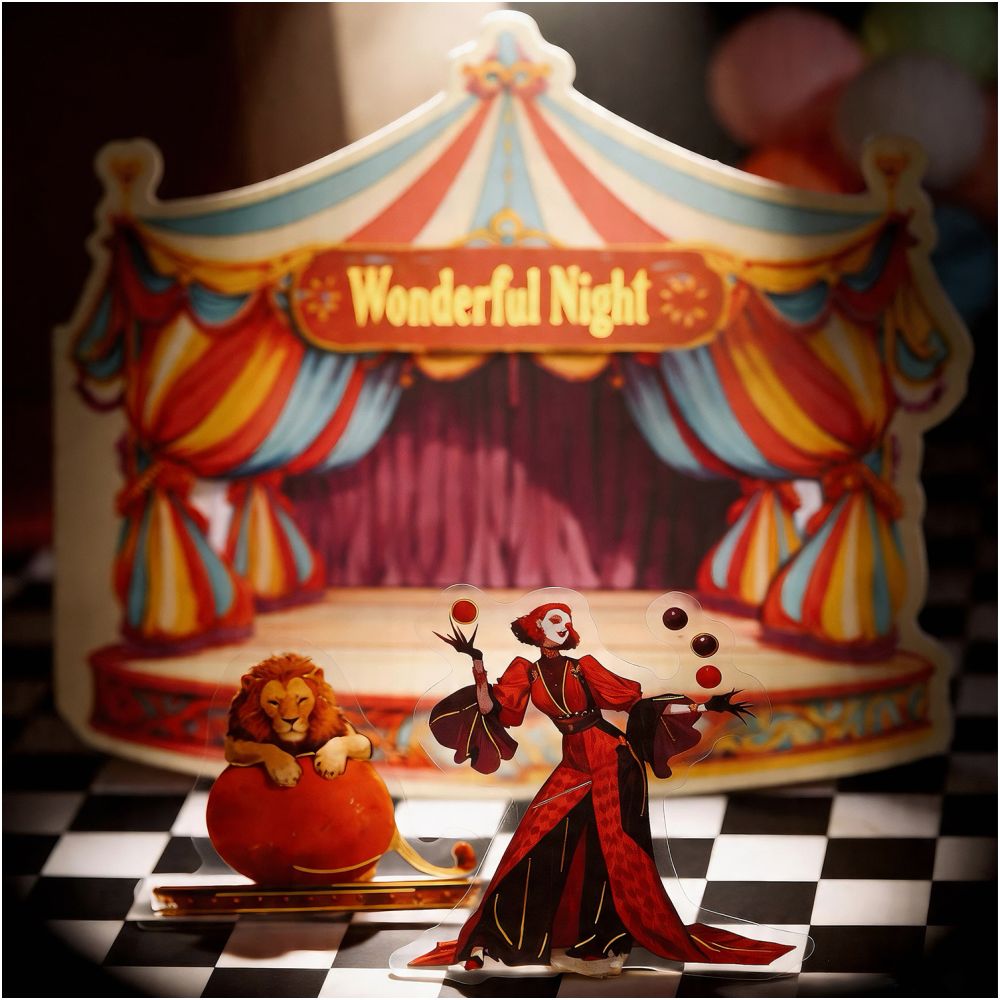 Magical Night Tour Series PET Stickers 15 psc 6 variants image 0