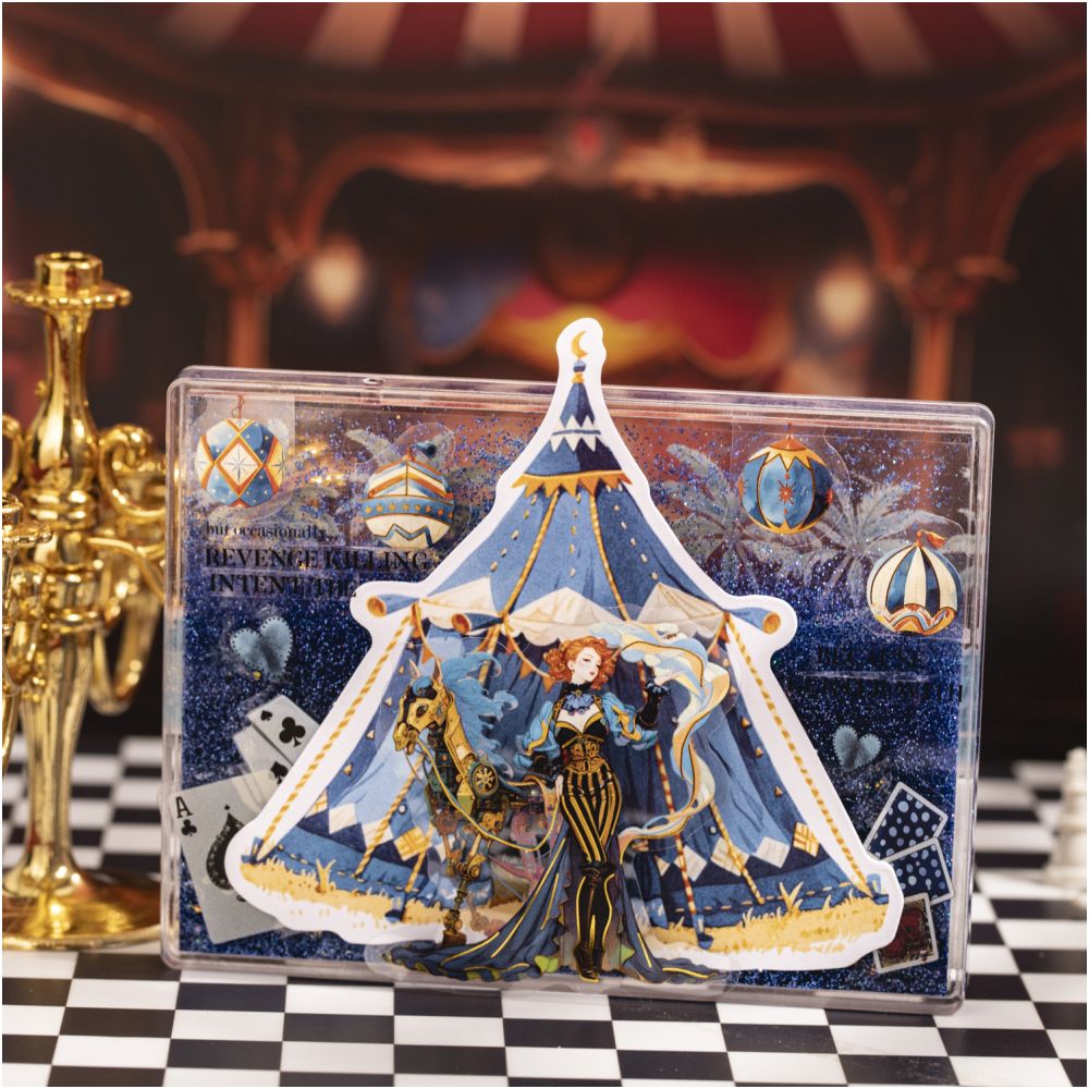 Magical Night Tour Series PET Stickers 15 psc 6 variants image 3