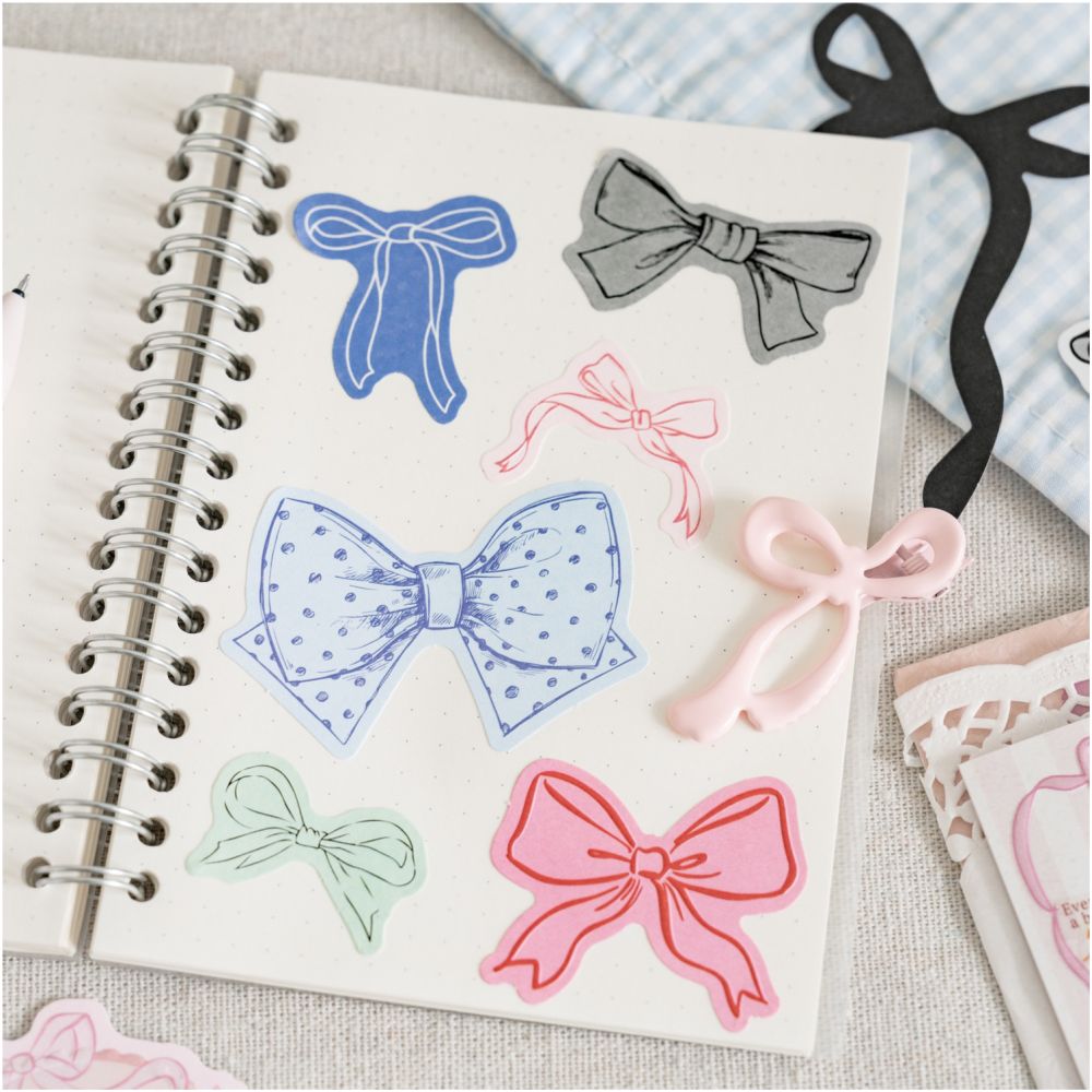 Bow Paradise Series Paper Stickers 40 psc 4 designs image 3