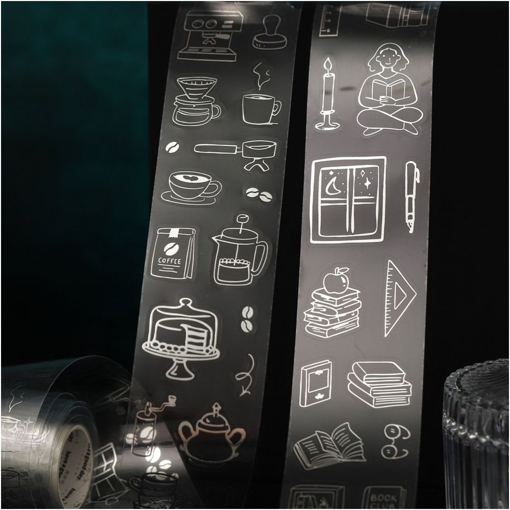 Everyday Items Series PET Tape 5cm x 2m 6 Designs image 2