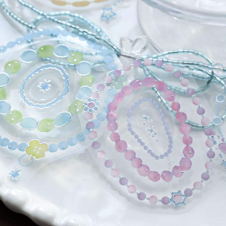 Round Circle Series PET Stickers 10 psc 4 variants image 3