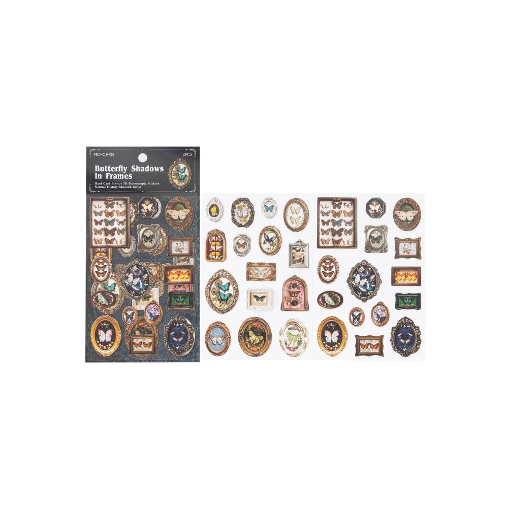 Vintage Natural Museum Series Paper Stickers 2 sheets of 6 designs image 4