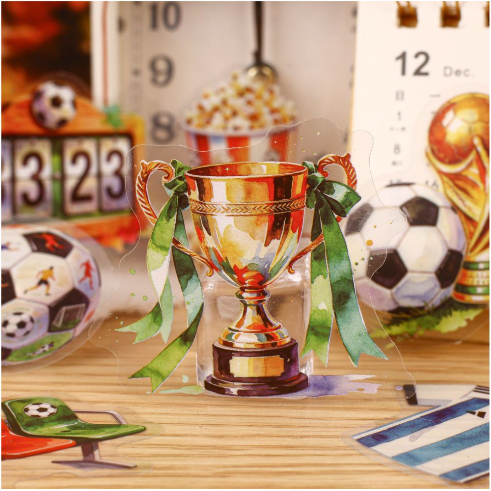 Sports Events Theme PET Stickers 20 psc 6 designs image 0