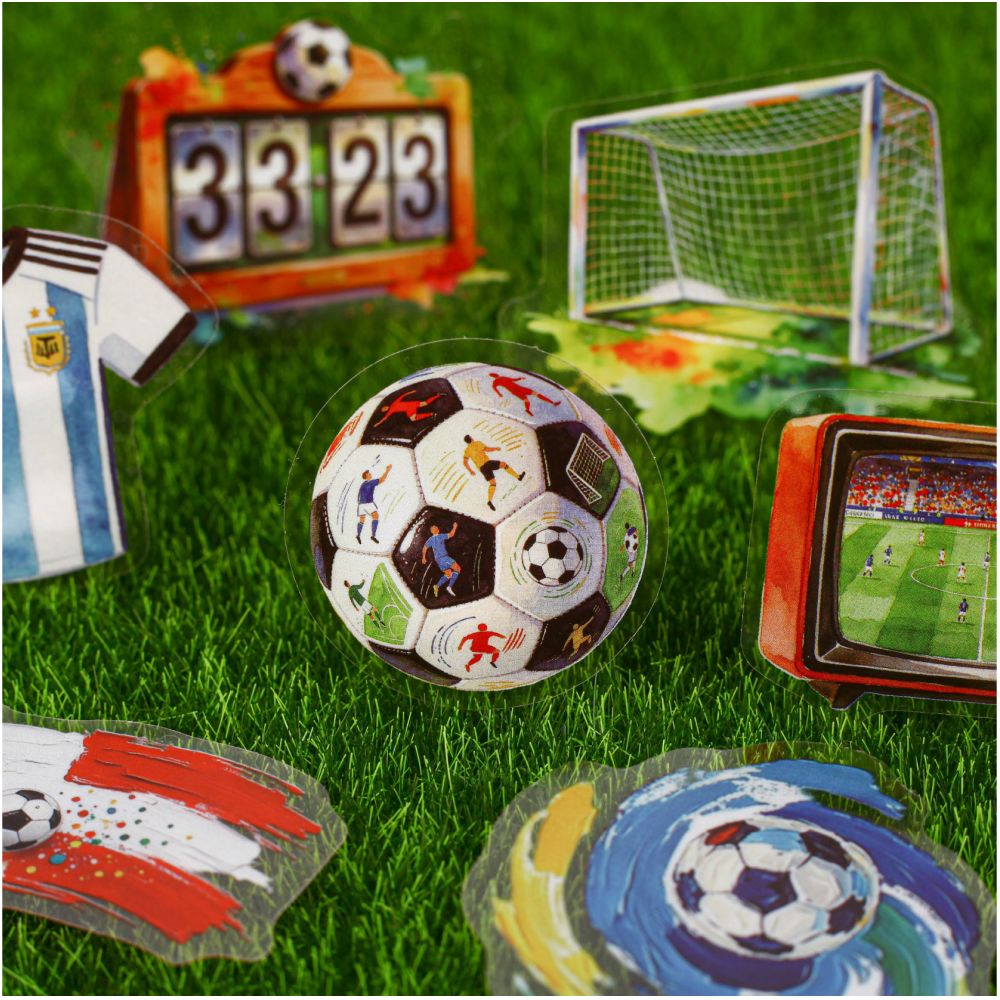 Sports Events Theme PET Stickers 20 psc 6 designs image 2