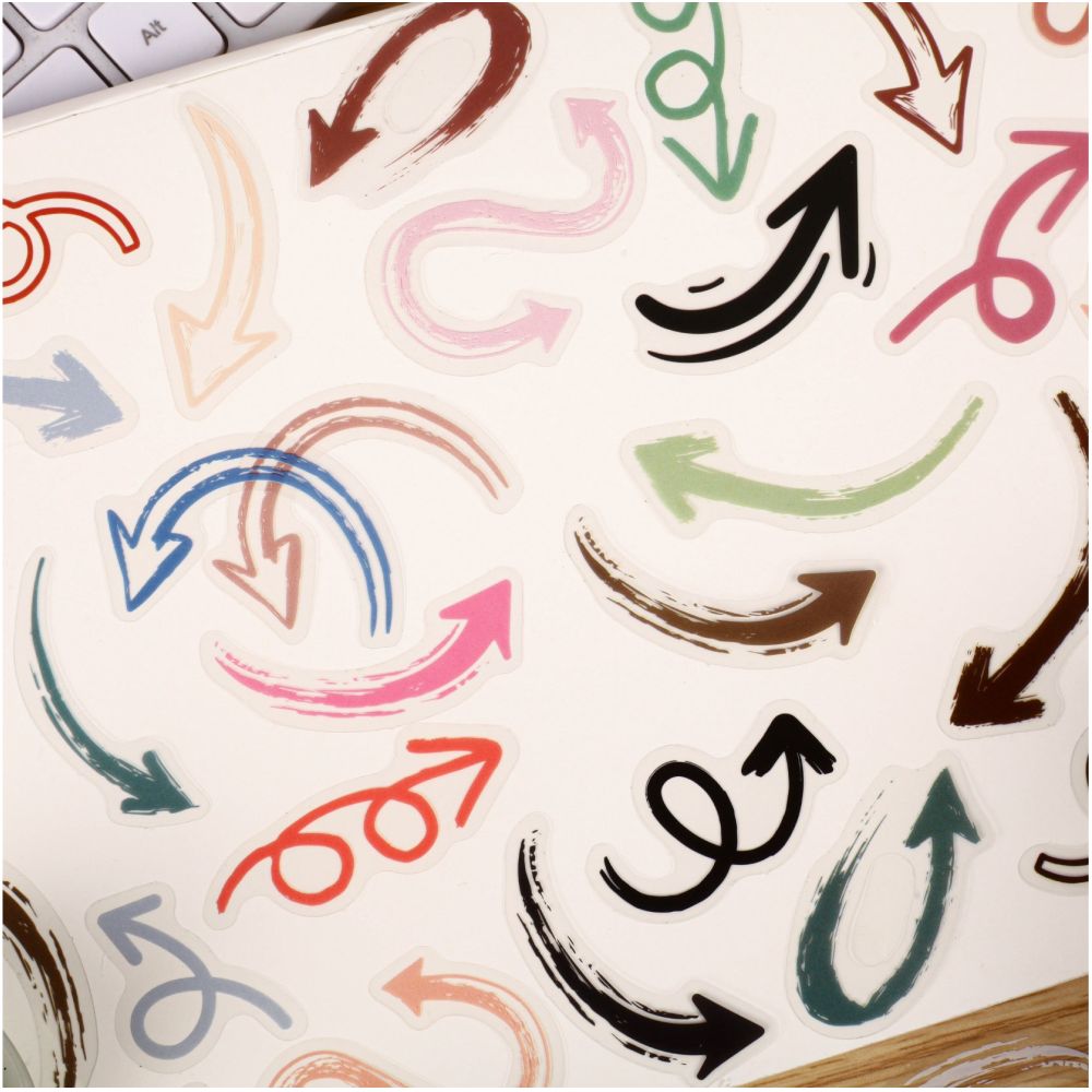 Arrow Series PET Stickers 30 psc 6 variants image 3