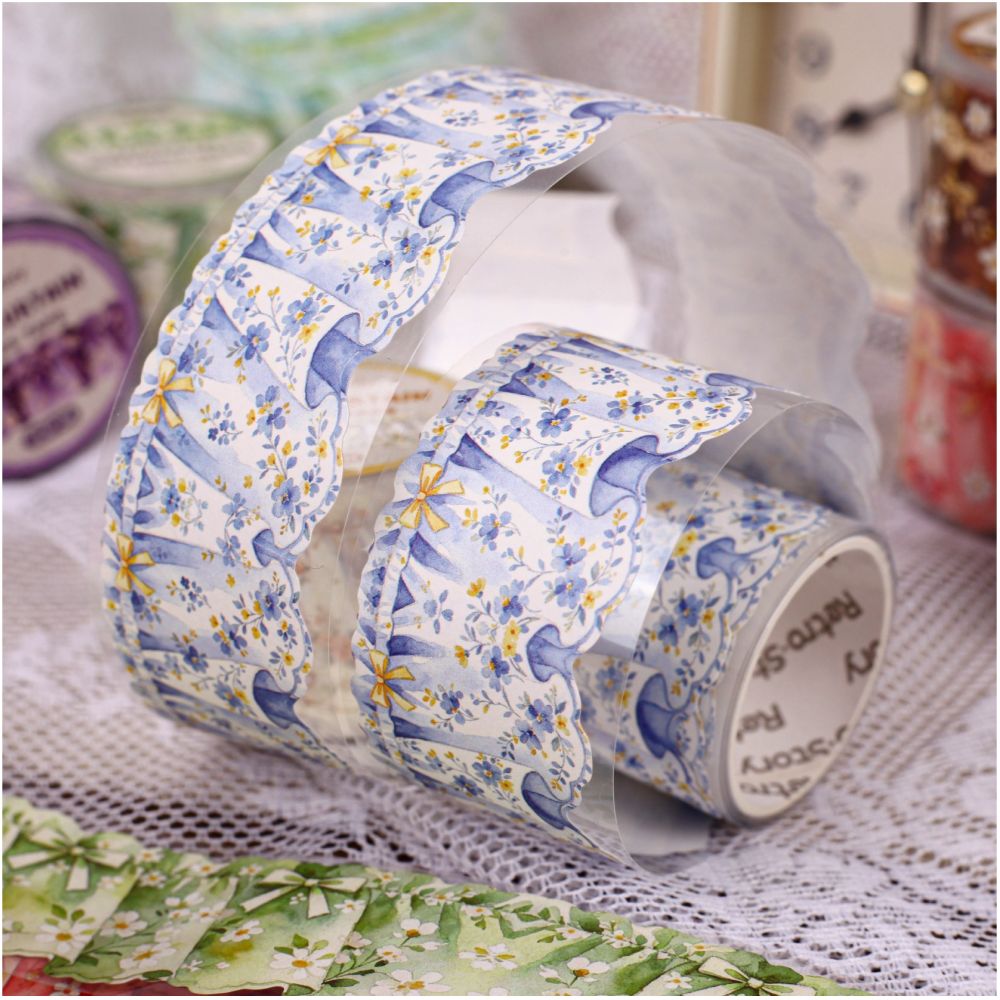Vintage Curtain Series Paper Tape 3cm x 2m 6 variants image 2