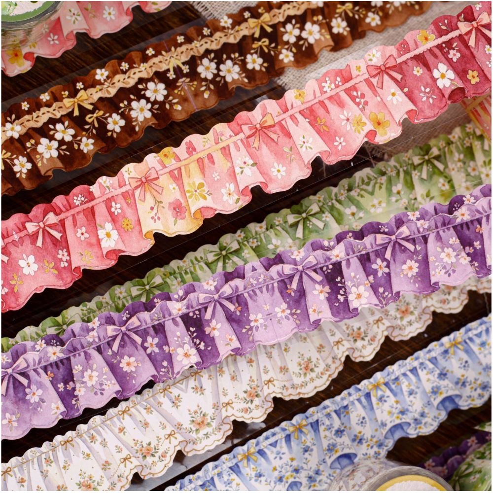 Vintage Curtain Series Paper Tape 3cm x 2m 6 variants image 3