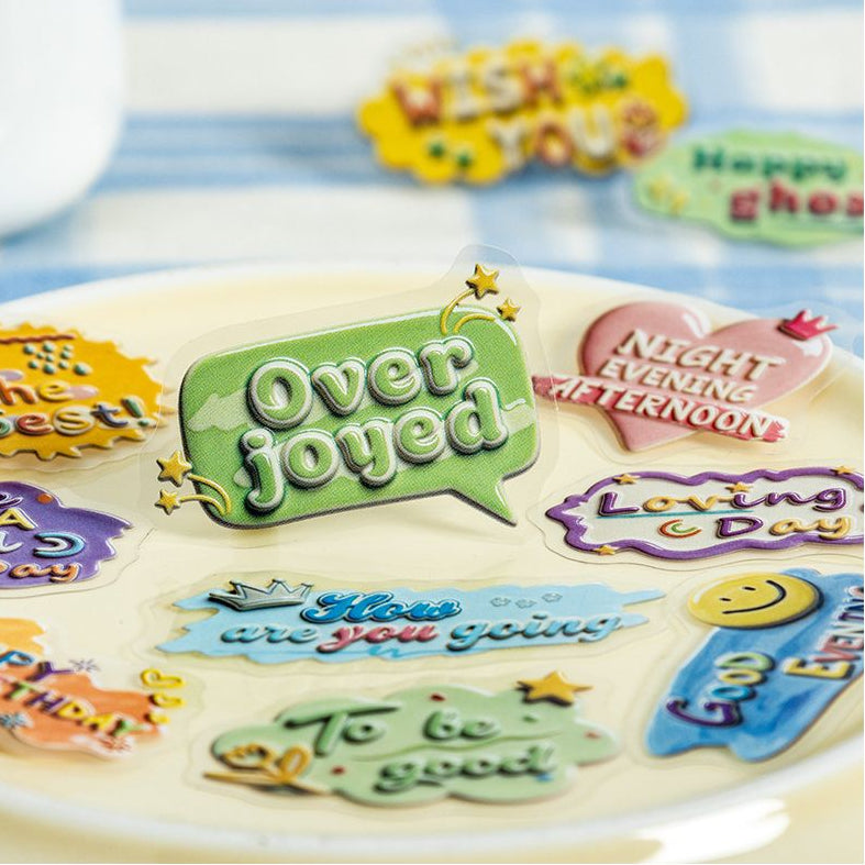 Ceramic Texture PET Stickers 20psc 6 variants image 0