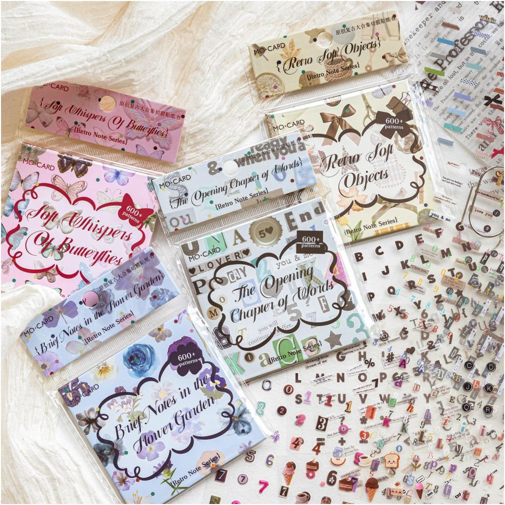 Vintage Collection PET Stickers 18 psc 4 variants image 0