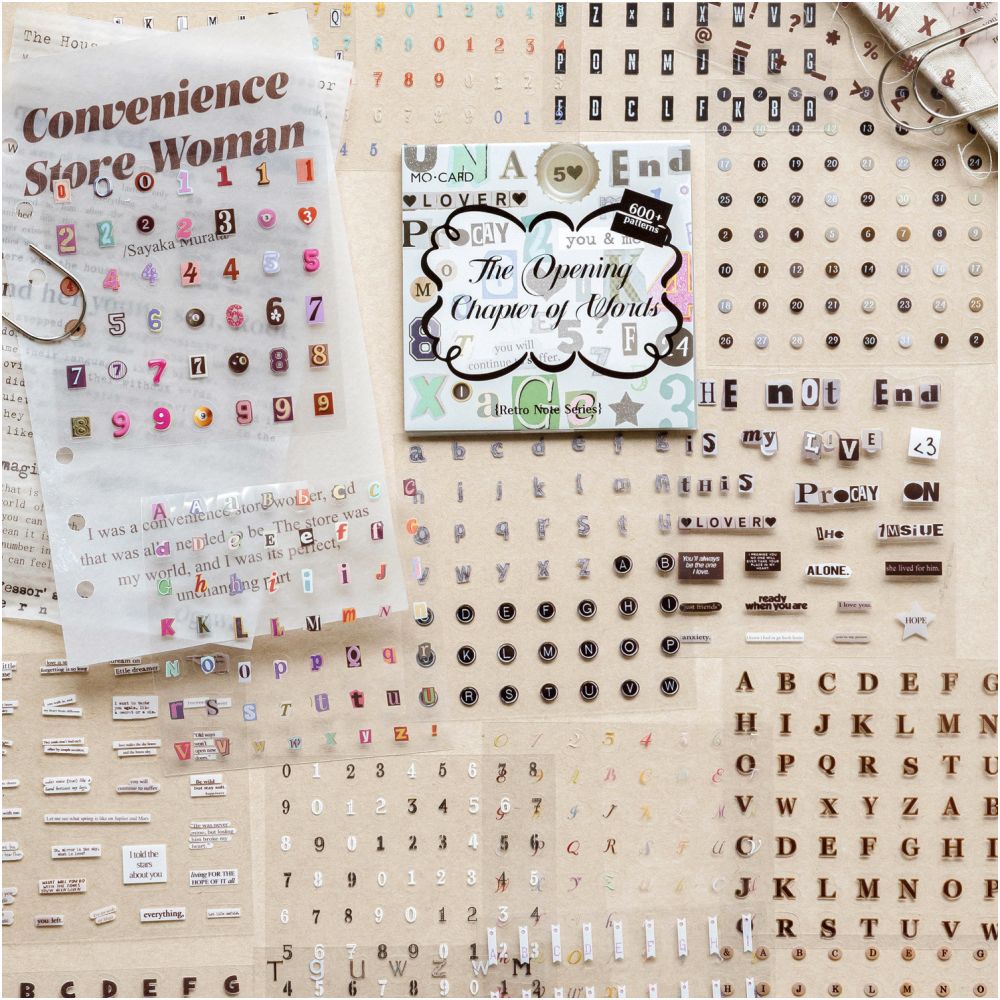 Vintage Collection PET Stickers 18 psc 4 variants image 1