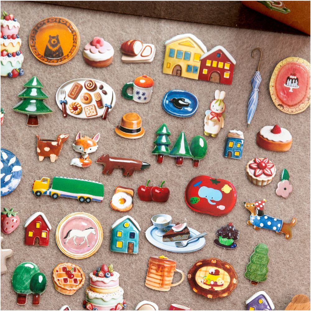 Ceramic Series Paper Stickers 30 Sheets 6 Designs image 2