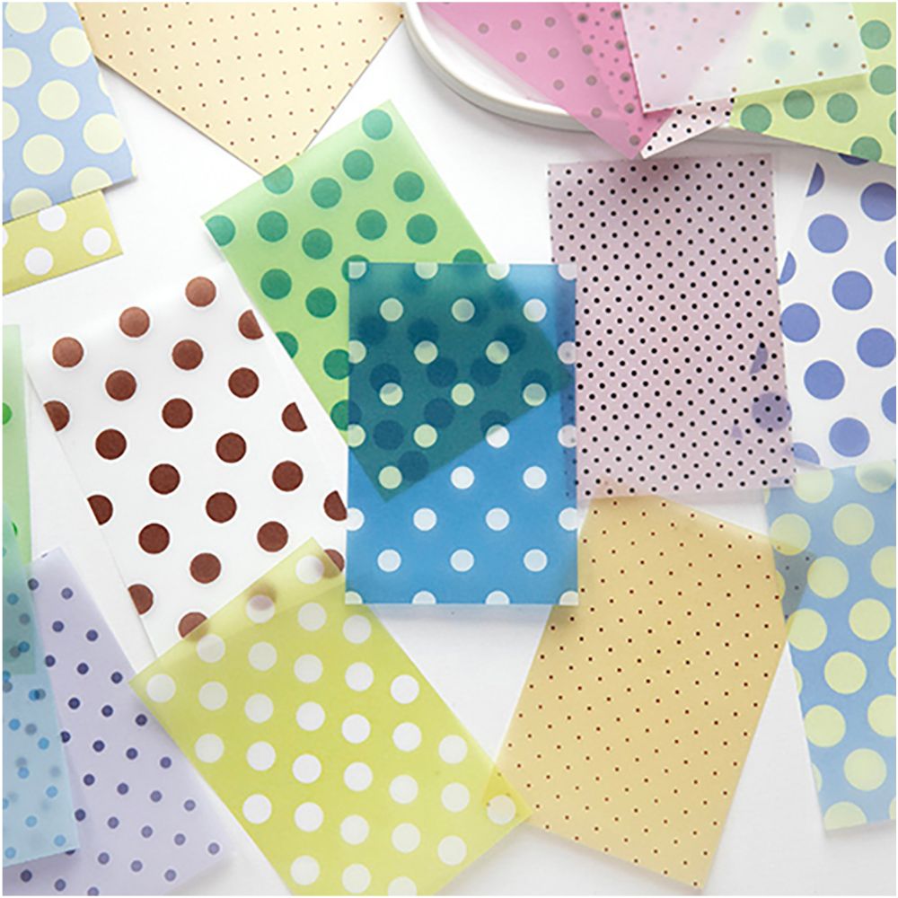 Dot Series Salt themed Material Paper 32 Sheets 4 Designs image 0