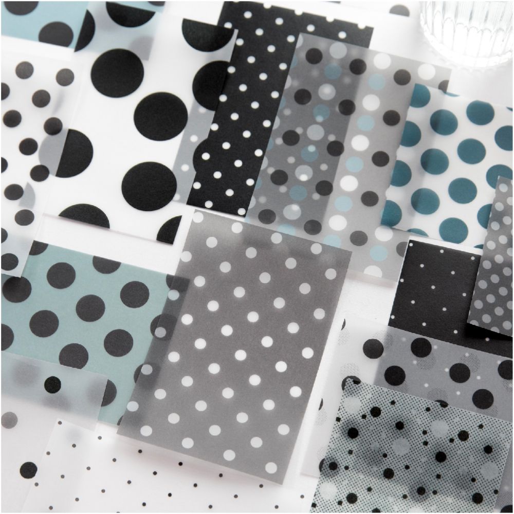 Dot Series Salt themed Material Paper 32 Sheets 4 Designs image 3