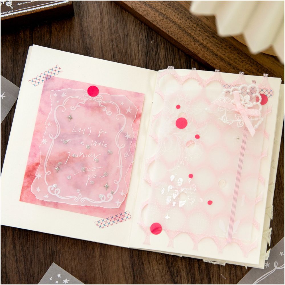 Vintage Style Material Paper 30 sheets 5 styles image 3