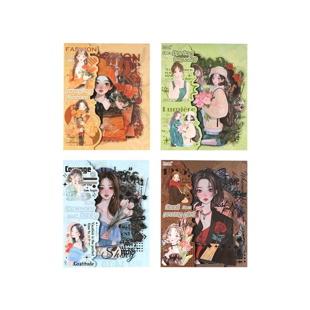Time Series Character Theme PET tickers 10 sheets 4 designs image 4
