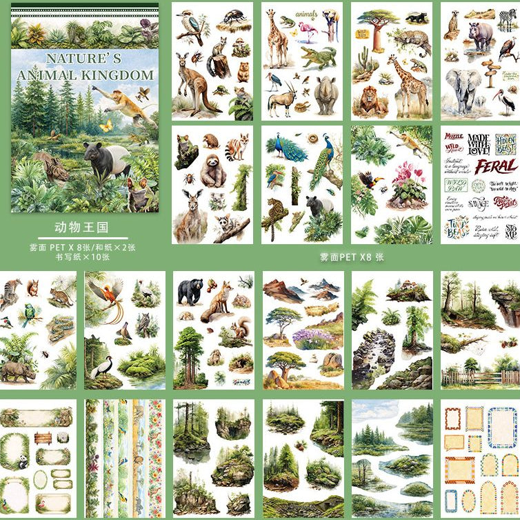 New Journal Sticker Book 20 sheets 4 Styles