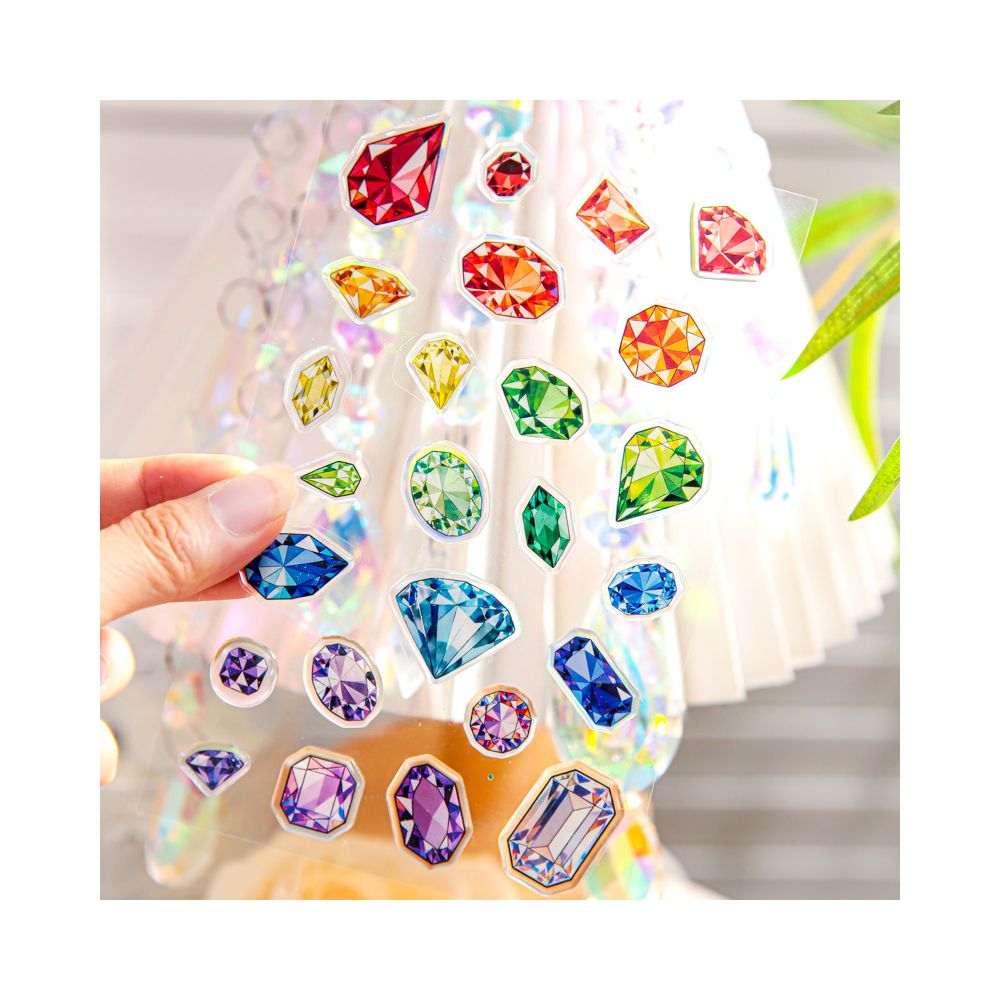 Jewel Box Series 3D Base Stickers 4 Styles image 2