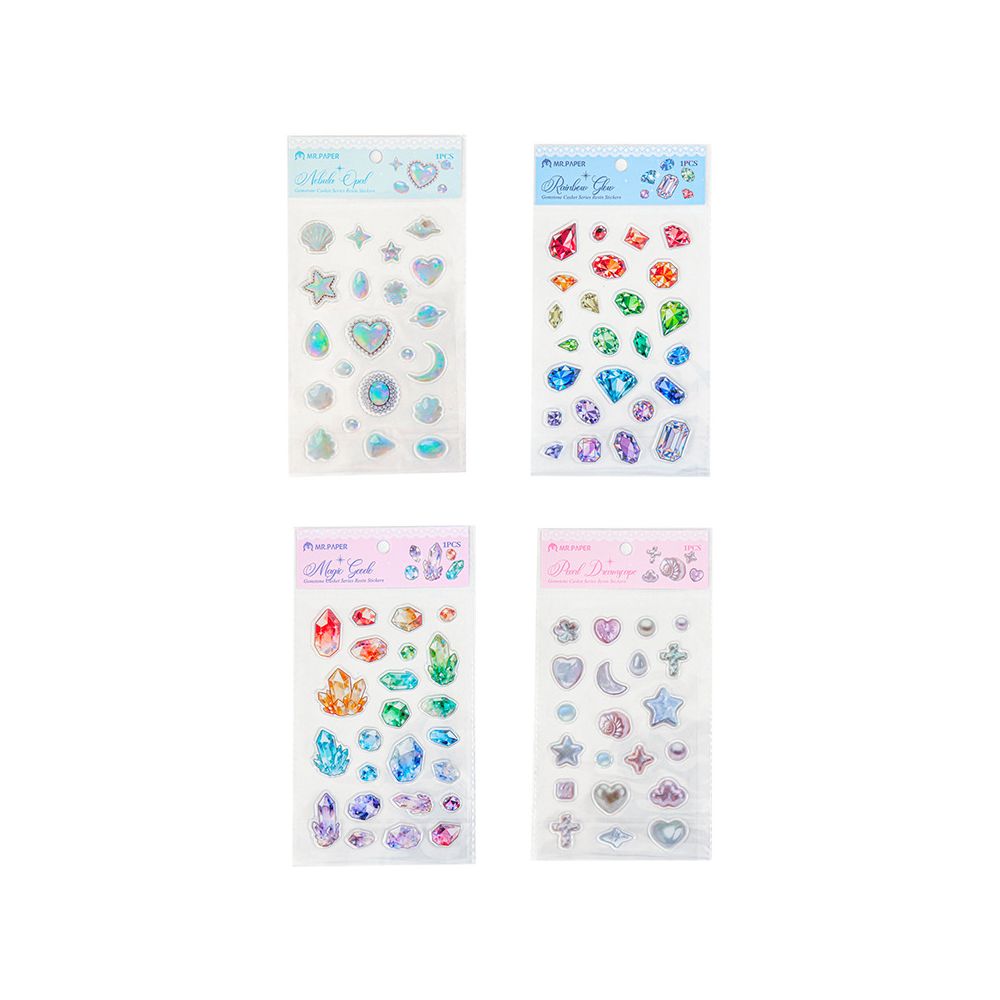 Jewel Box Series 3D Base Stickers 4 Styles image 4