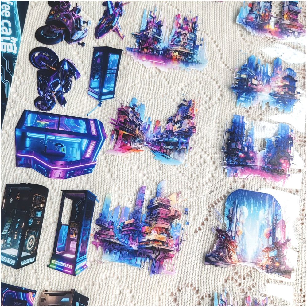Cyber World Series PET Tape 5 Styles image 3