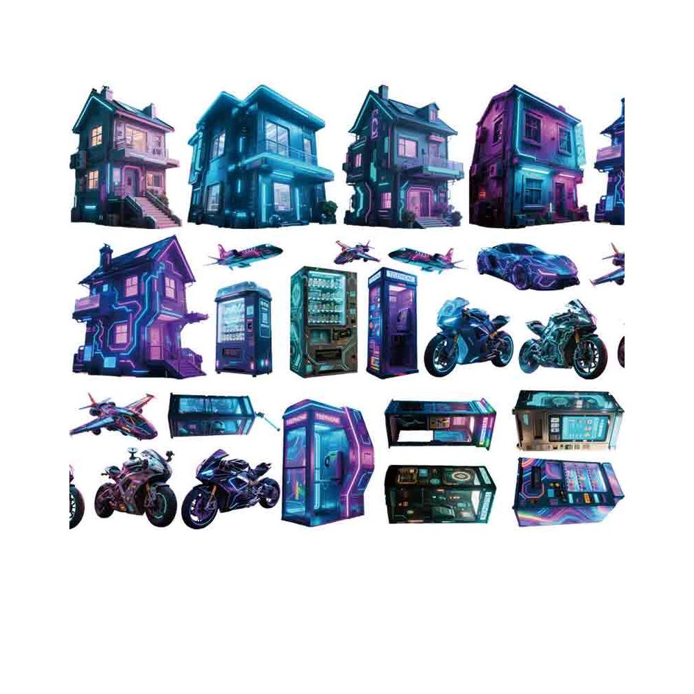 Cyber World Series PET Tape 5 Styles