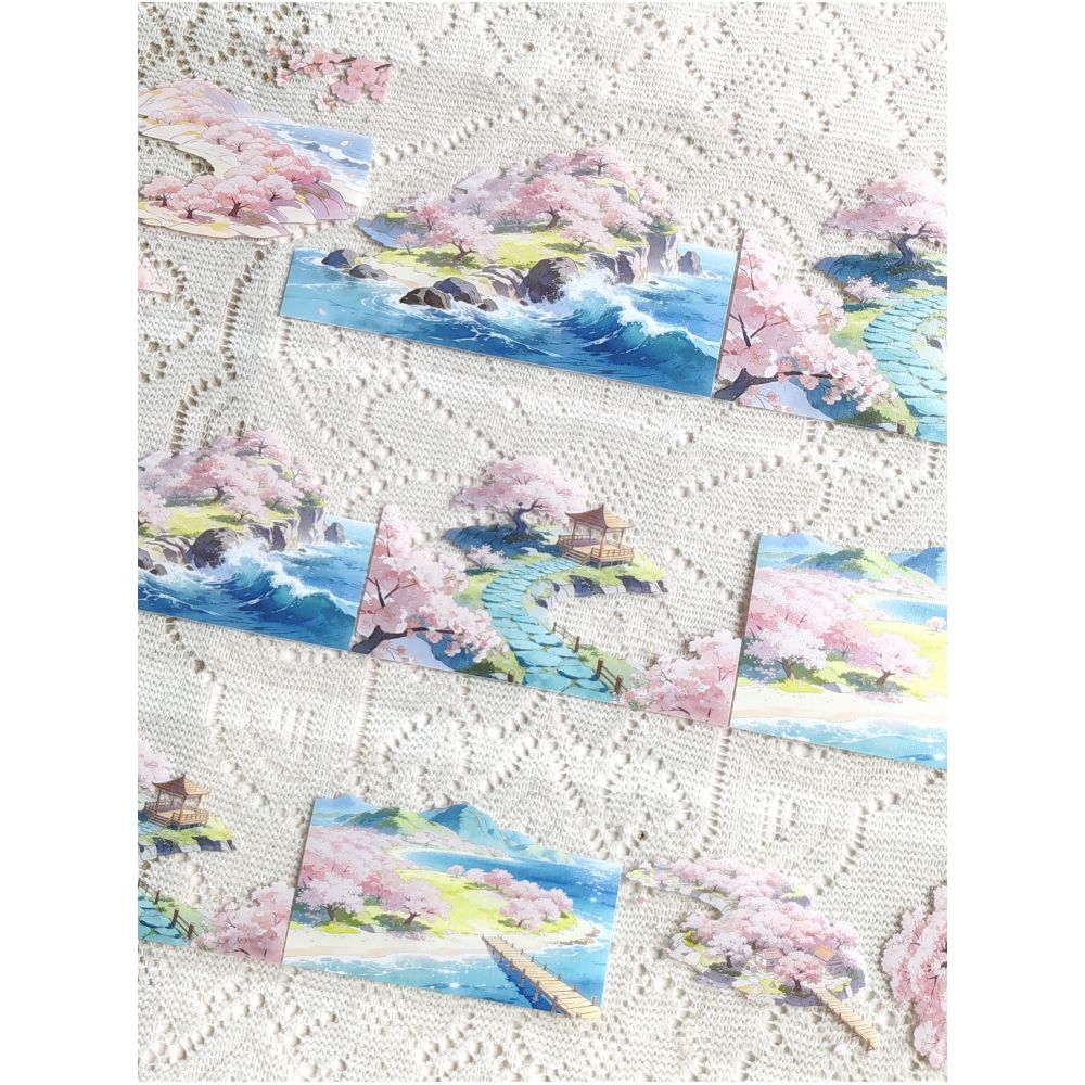 Cherry Blossom Spring PET Tape 9cm x 107cm image 0