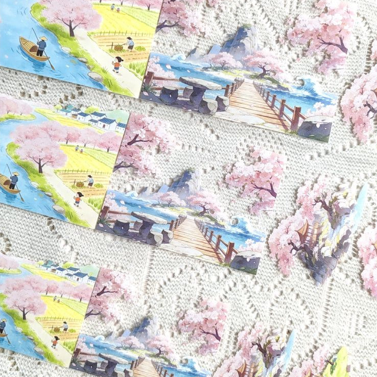 Cherry Blossom Spring PET Tape 9cm x 107cm image 3