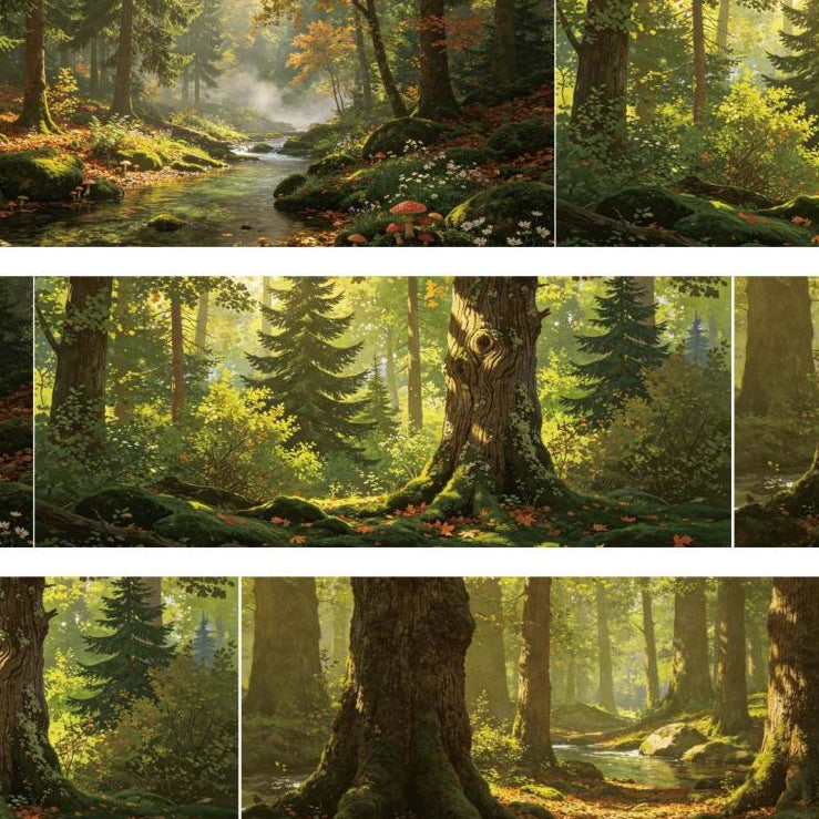 Fairy Tale Forest Secret Pet Tape 9cm x 140cm image 1