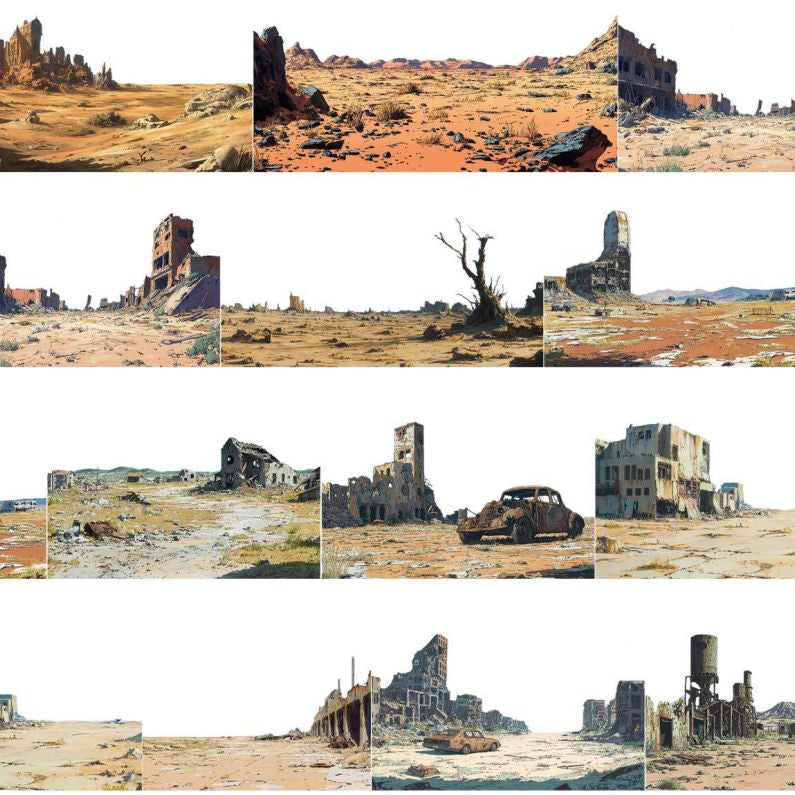 Apocalyptic Series Pet Tape 6cm x 120cm 2 Styles