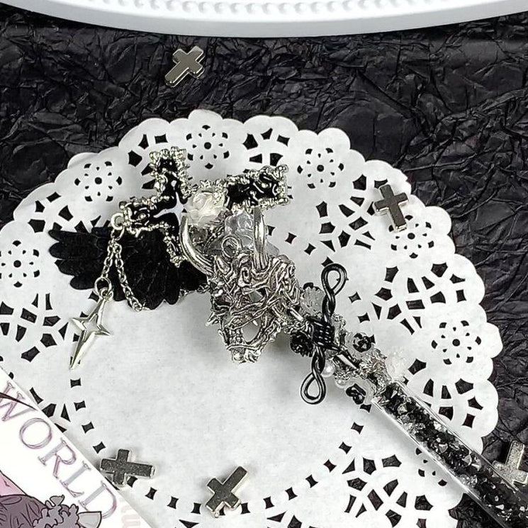 Dark Gothic Style Handmade Pen Knife image 4