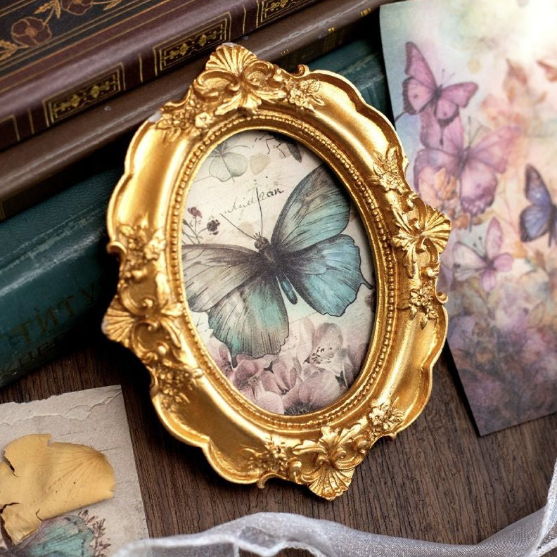 Vintage Garden Whispers Background Paper 8 5cm x 12 5cm 100 psc 4 designs image 3