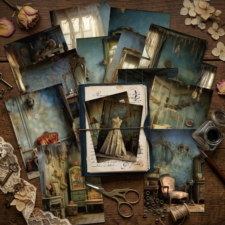 Vintage Interior Tales Background Paper 11cm x 15cm 16psc image 3