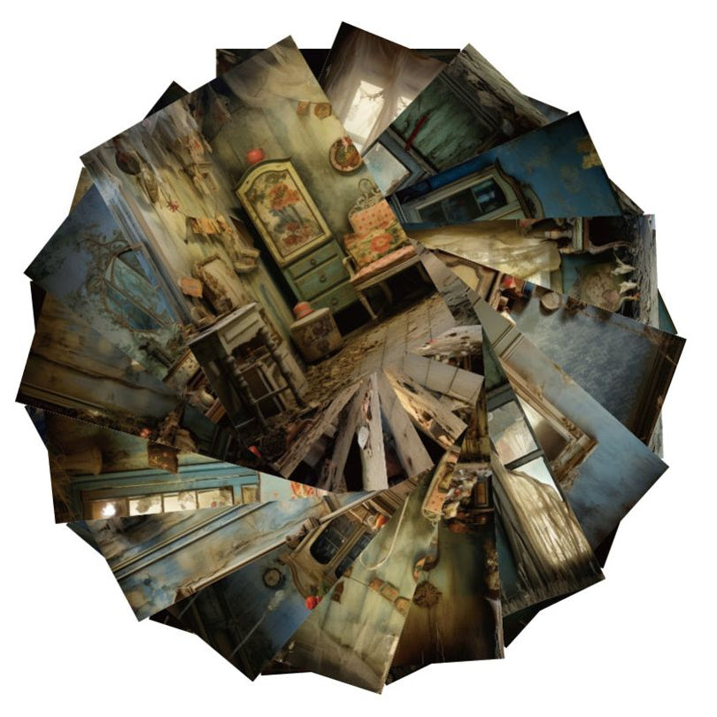 Vintage Interior Tales Background Paper 11cm x 15cm 16psc image 4