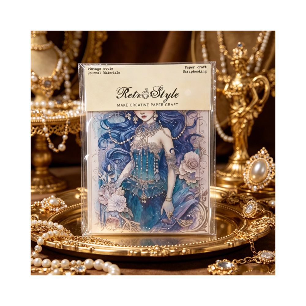 Mermaid s Dream Background Paper 11cm x 15cm 16psc image 4