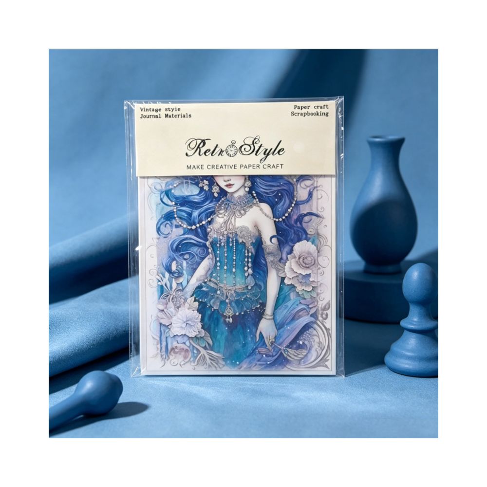 Mermaid s Dream Background Paper 11cm x 15cm 16psc image 3
