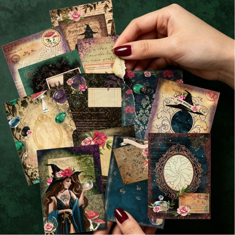 Vintage Style Background Paper 11cm x 15cm 16psc image 3