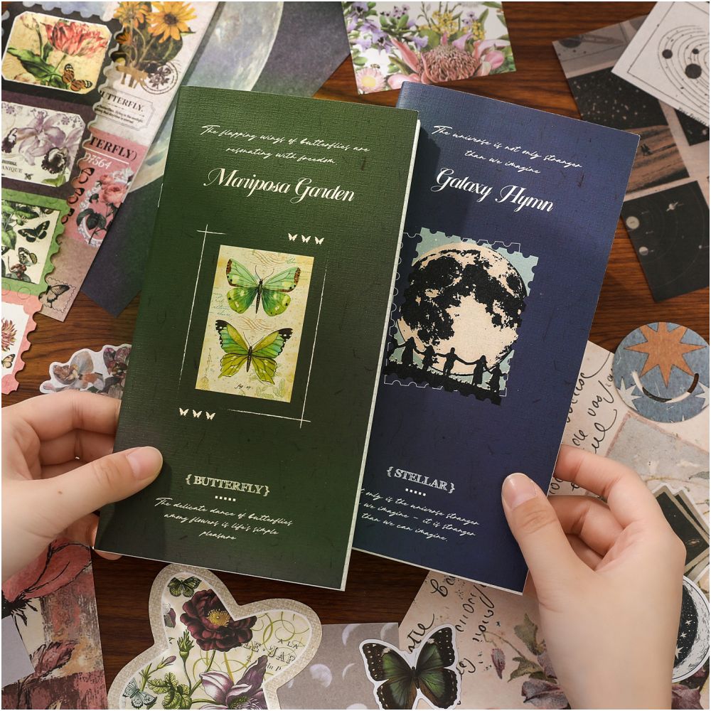 Time Silhouette Series Paper Stickers Pack 4 Styles image 2