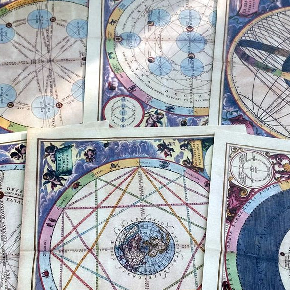 Planetary Mythology Background Paper 17cm x 14cm 28psc image 2