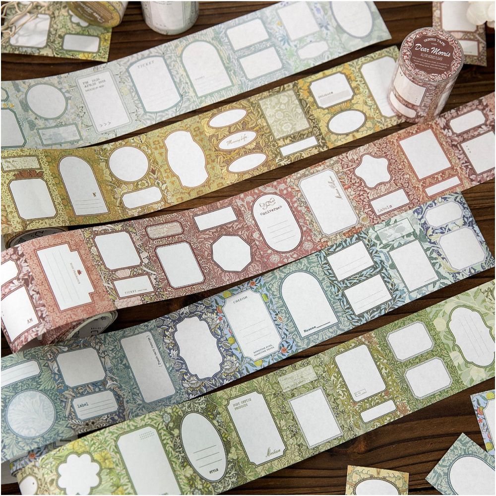 Dear Morris Series Washi Tape 6cm x 2m 5 designs image 0