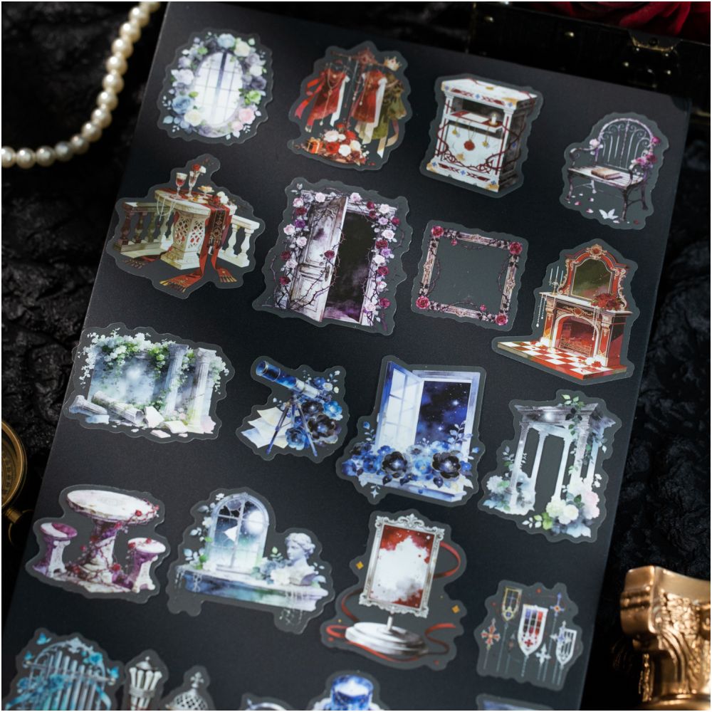 Nocturne Series PET Stickers 20 Sheets 6 Designs image 2