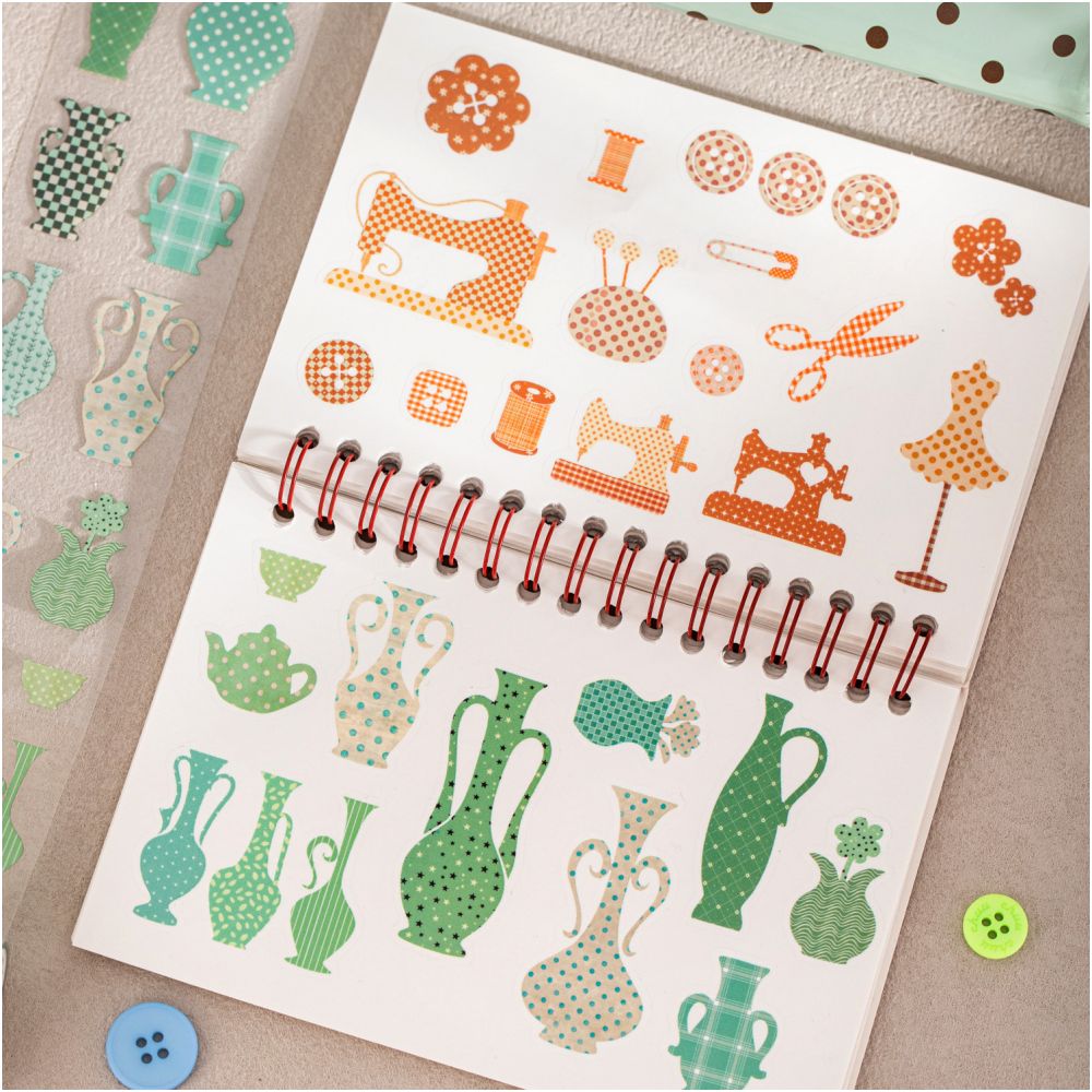 Market Series PET Tape 5cm x 2m 6 Designs image 2