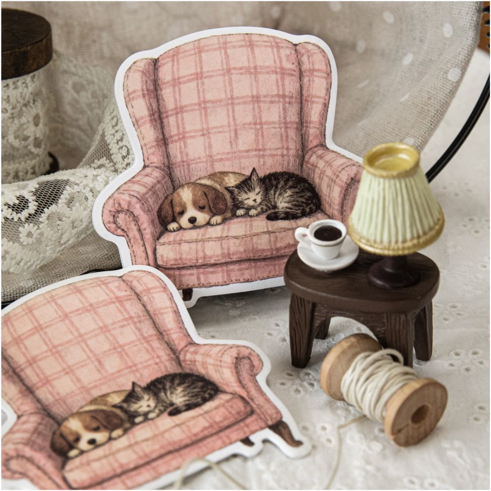 Vintage Sweet Dream Series Paper Cards 30 Sheets 6 Designs image 3