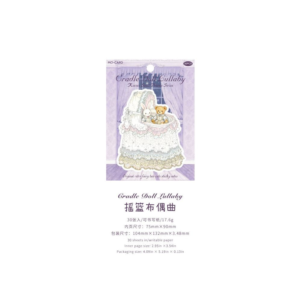 Vintage Sweet Dream Series Paper Cards 30 Sheets 6 Designs