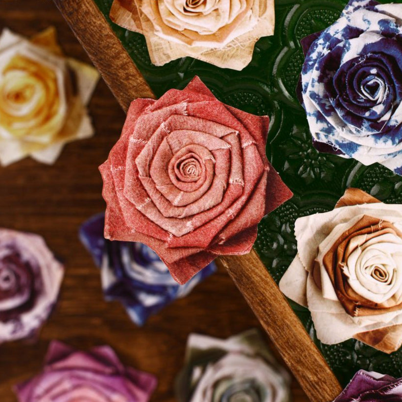 Vintage Rose Paper Stickers 10psc 6 designs image 2