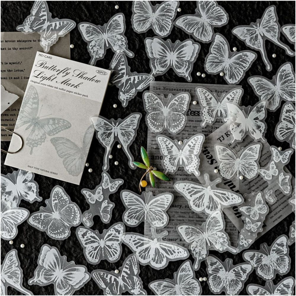 Nature Series Acid Paper Stickers 30 Sheets 4 Styles image 3